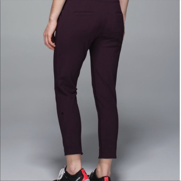 Black jet set crop size 6 lululemon 2 pairs trousers city - Picture 2 of 5